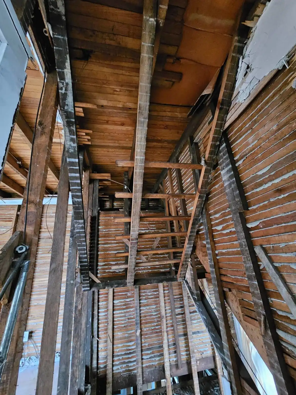 fire damaged house in Minnesota